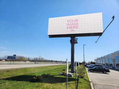 Billboard Mockup Outside Shopping Mall for Retail Promotion Campaign
