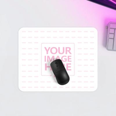 Mouse Pad Mockup Below Mouse for Modern Desktop Workspace Display