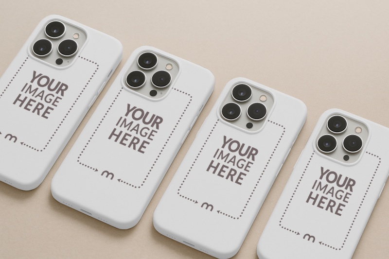 iPhone 17 Pro Case Mockup Angled View preview image