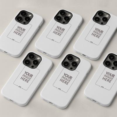 iPhone 17 Pro Case Mockup Angled View on White Background