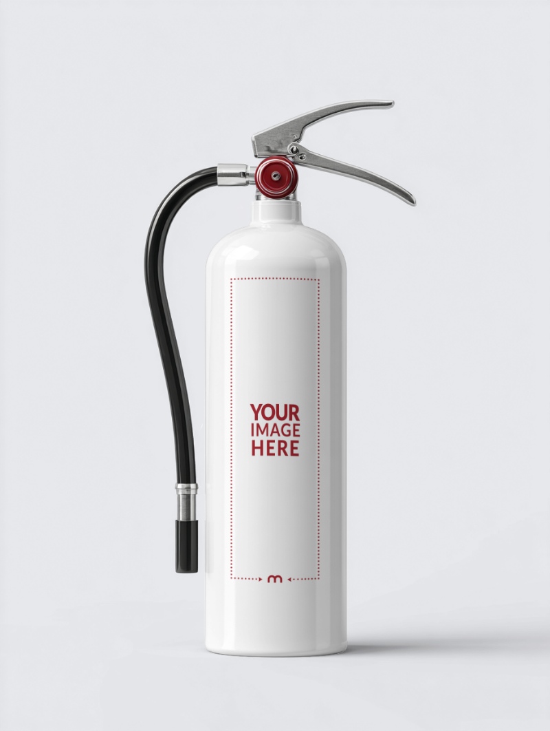 Fire Extinguisher Mockup for Safety Equipment Branding Fire Extinguisher Mockup for Safety Equipment Branding preview image