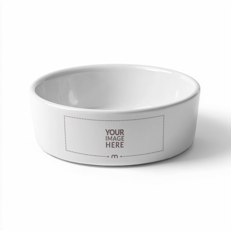 Pet Bowl Mockup on Isolated Background preview image