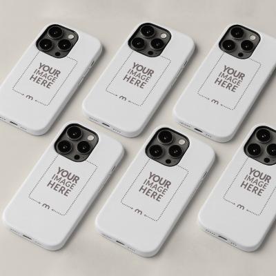 iPhone 17 Pro Case Mockup Angled View on White Background