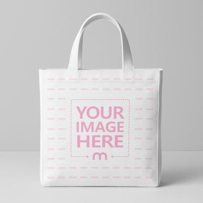 Tote Bag Mockup on Isolated White Background