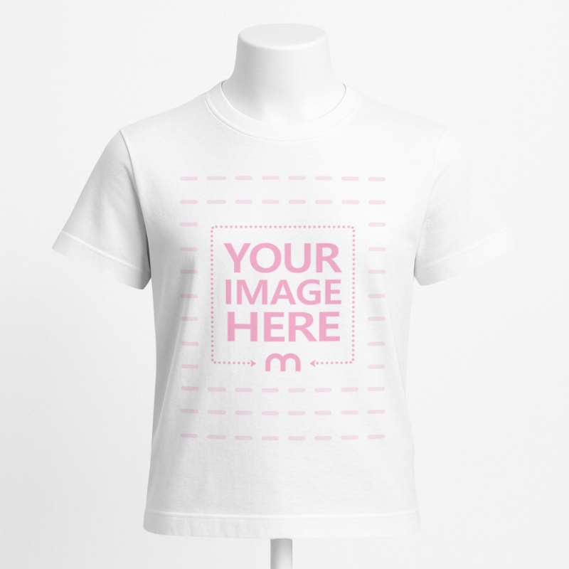T-Shirt Mockup on Mannequin for Studio Apparel Design preview image