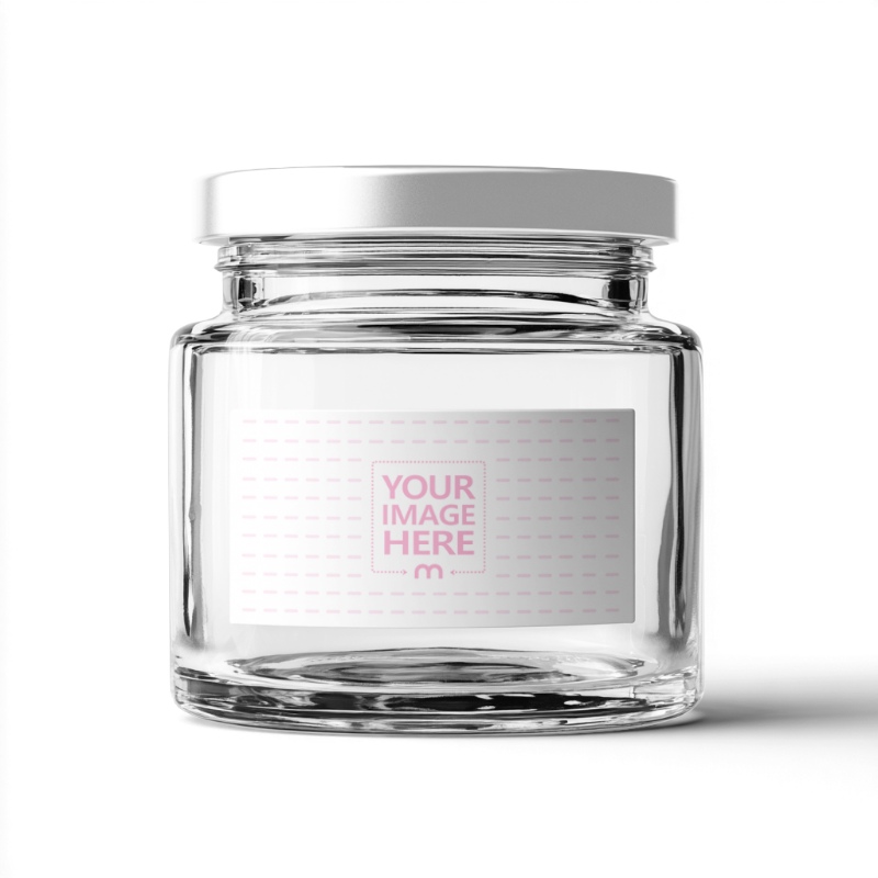 Label Bottle Mockup on Editable White Background for Clean Display preview image