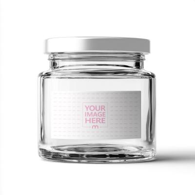 Label Bottle Mockup on Editable White Background for Clean Display