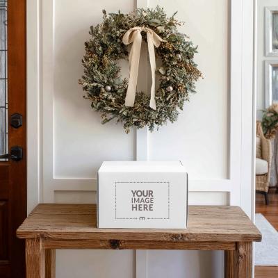 Packaging Design Mockup for Christmas Gift Display