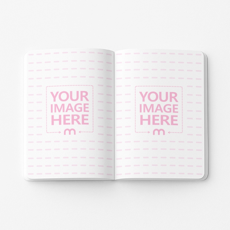 Open Book Page Mockup for Book Page Designs preview image