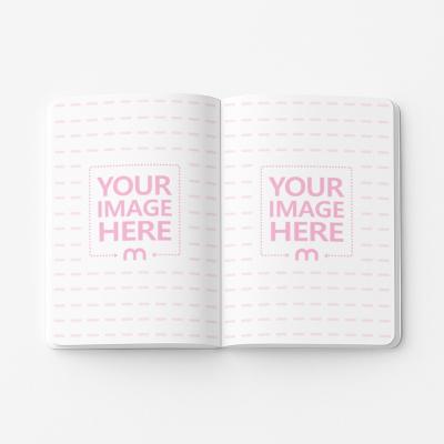 Open Book Page Mockup for Book Page Designs
