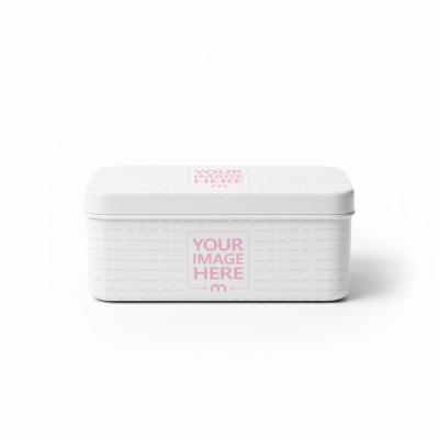 Lunch Box Mockup on Isolated Background for Christmas Gift