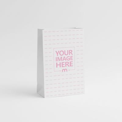 Paper Packaging Mockup on Isolated Background for Christmas Gifts