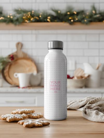 Tumbler Mockup on Isolated Background for Holiday Product Design