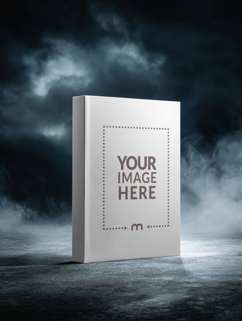 Book Cover Mockup on Dark Background for Dramatic Literature preview image