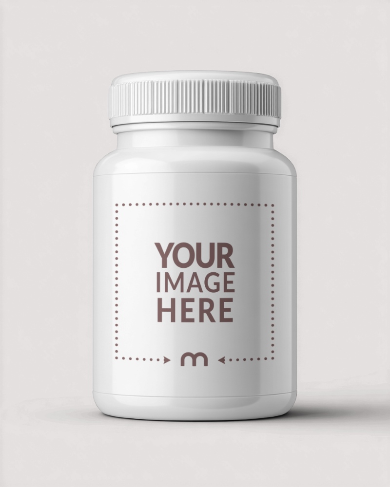 Protein Powder Mockup for Fitness Supplement Design preview image
