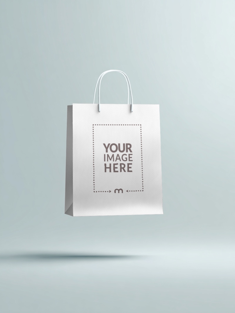 Shopping Bag Design Mockup for Retail Brand Packaging preview image