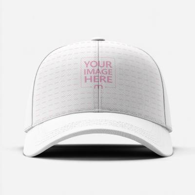 Hat Mockup on White Background in Minimal Studio Scene
