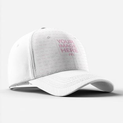 Side View Hat Mockup on White Background in Neutral Setup