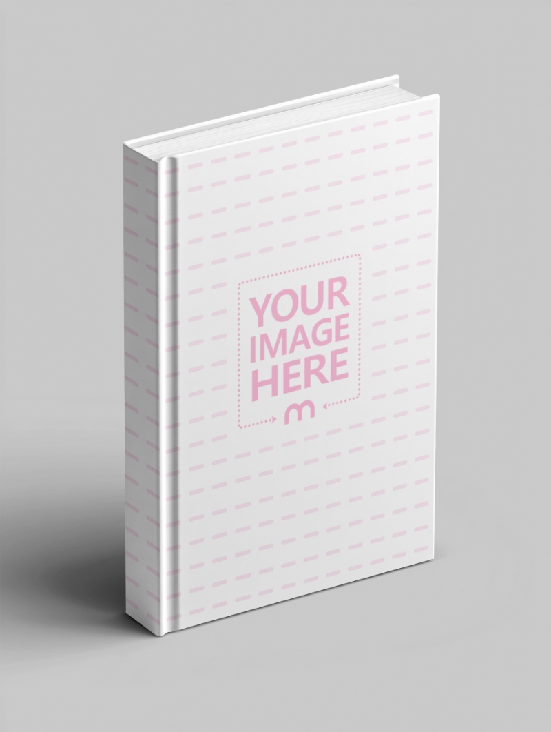 Book Cover and Spine Mockup on Clean Studio Surface preview image