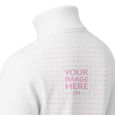 Jacket Close-Up Mockup on White Background Angled View