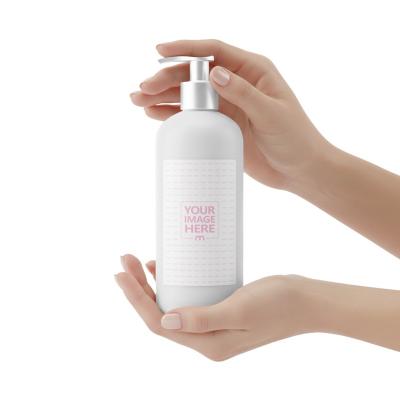 Soap Dispenser Bottle Mockup on White Background