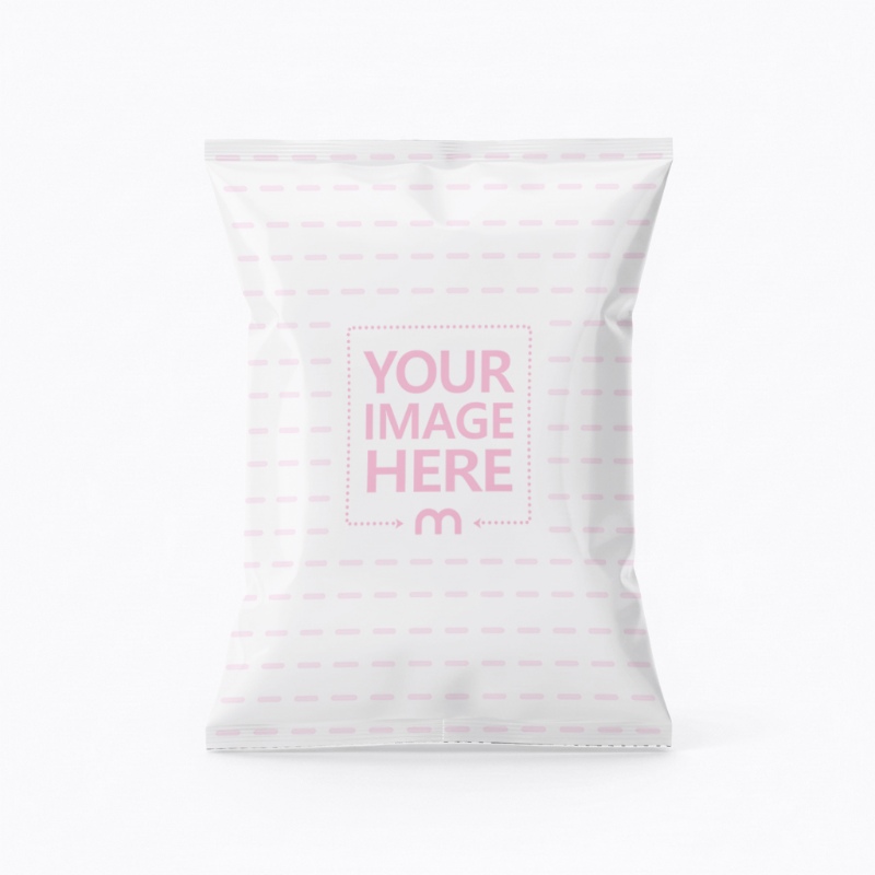 Chips Package Mockup on White Background with Studio Light preview image