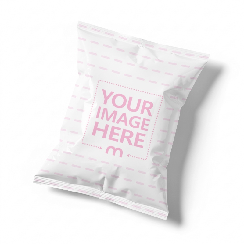 Snack and Chips Packaging Mockup on White Background preview image