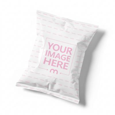 Snack and Chips Packaging Mockup on White Background