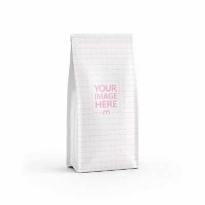 Standing Paper Bag Mockup with Three-Quarter Perspective