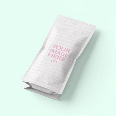 Spout Pouch Mockup Side View on Light Green Background