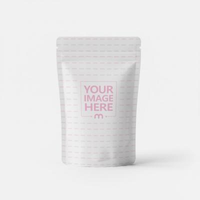 Stand-Up Pouch Mockup with Zip Seal