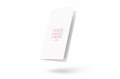 Brochure Mockup on Minimal Studio Background