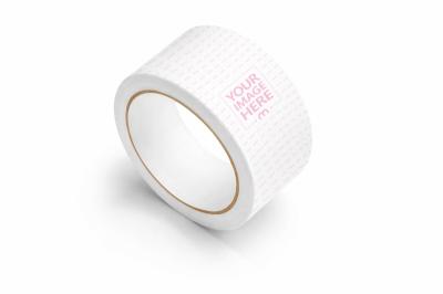 Packing Tape Roll Mockup on Isolated Studio Background