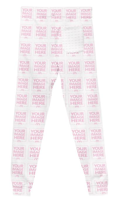 Sweatpants Mockup in Back View with Pocket