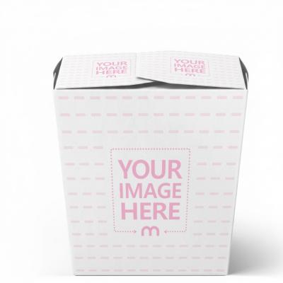 Takeaway Food Box Mockup on Isolated Background