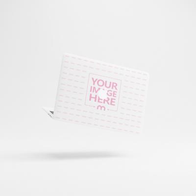 Macbook Back Mockup Floating on White Background