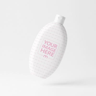 Floating Cosmetic Bottle PSD Mockup for Branding Showcases