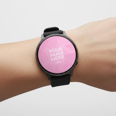 Smartwatch Mockup for Wearable Tech Product Showcase