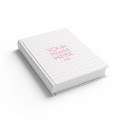 Hardcover Book Mockup Angle View