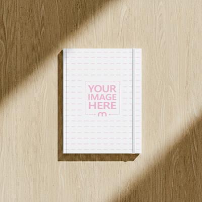 Notebook Mockup  Top View for Stationery Showcases