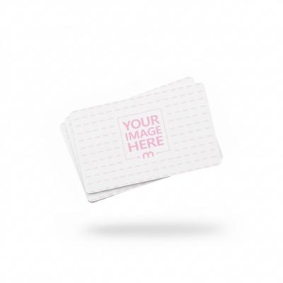 Playing Card Stack Mockup with Rounded Corners