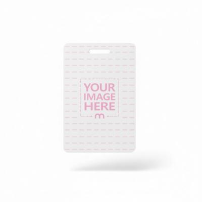 ID Badge Mockup with Slot Cutout for Event and ID Design