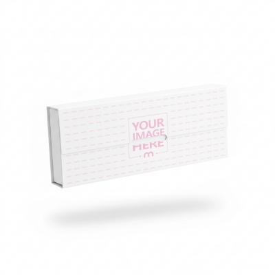 Packaging Box Mockup with Front Closure for Product Packaging