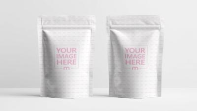 Pouch Mockup Front View for Modern Product Branding