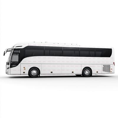 Coach Bus Mockup Side View for Transport Ads