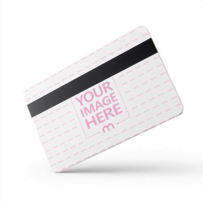 Bank Card Back Mockup with Magnetic Stripe for Financial Design