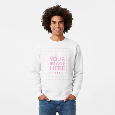 Sweatshirt Mockup on Male Model for Casual Clothing
