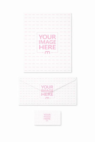 A4 Paper and Envelope Mockup Set for Corporate Identity