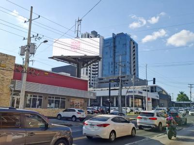 Large Billboard Mockup on Shopping Center for Commercial Promotions