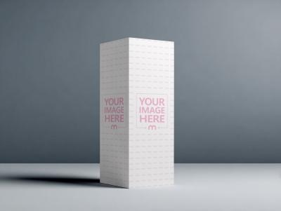 Tall Box Mockup for Premium Packaging Presentations